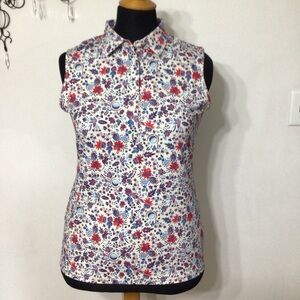 Swing Juice Collection Golf Balls and Floral Sleeveless Women's Polo